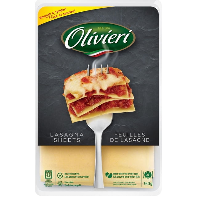 Olivieri Fresh Lasagna Pasta Sheets