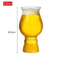 thumbnail image 3 of Host Beer Glass  Freezer Gel Chiller Double Wall Plastic Frozen Pint Glass, 3 of 5