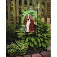 thumbnail image 2 of Carolines Treasures CK1816GF Shamrocks Basset Hound Garden Size Flag, 2 of 3