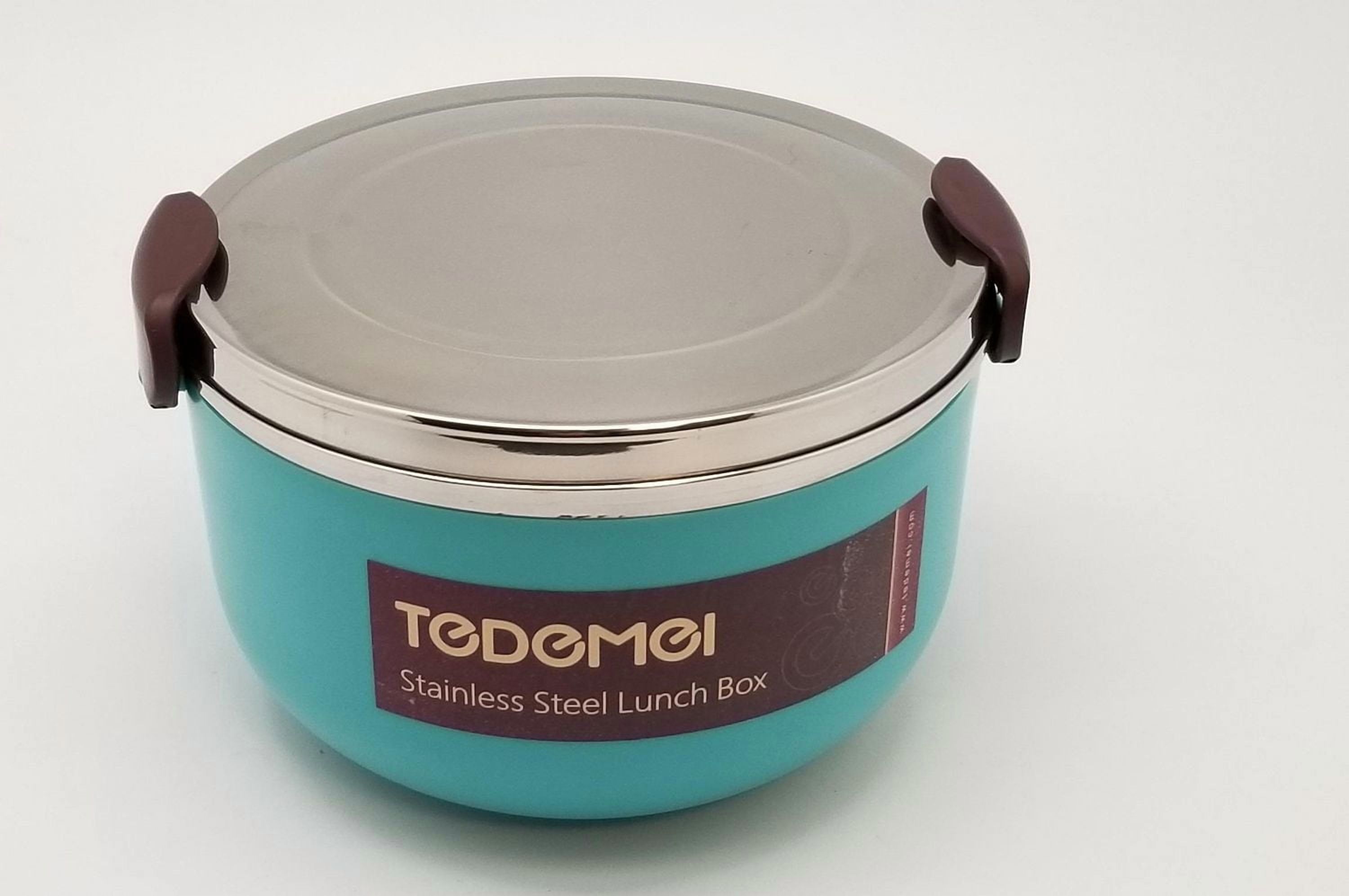 Tedemei Boîte à repas en acier inoxydable isothermique de 1 L