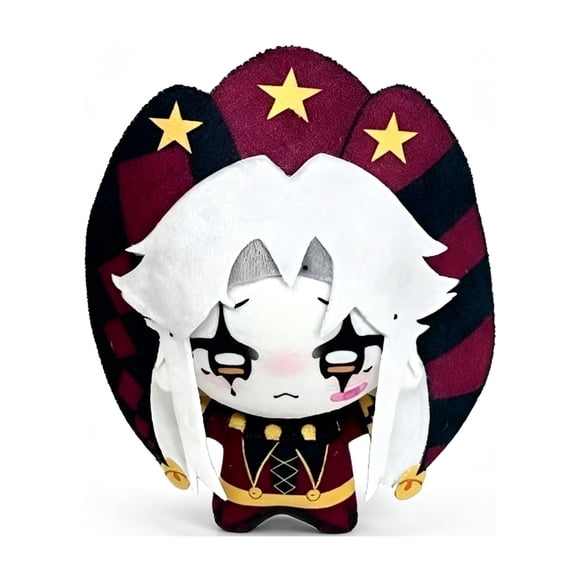 Le Cirque Phénoménal Pierrot (Harlequin) Peluche 4 Pouces, Figurine en Peluche Mignonne et Douce pour Fans et Enfants