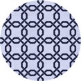 thumbnail image 1 of Ahgly Company Tapis de Zone Rond d'Intérieur Lavable à la Machine, Transitionnel, Lilas Pâle Violet, 5 Pieds Rond, 1 of 7