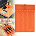 thumbnail image 2 of Classic Kitchen Accessories, Oven Silicone Side Rack Baking Tray Silicone Oven Tool Mat Silicone Dust Cleaning Mat BBQ Protective Mat For, 2 of 9