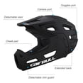 thumbnail image 3 of Full Face Bike Helmet Adult Cycling Helmet with Detachable Chin, 3 of 8