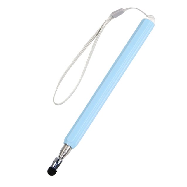 Telescopic Pointer Stick High Sensitivity Extendable Lightweight Non-slip with Lanyard Multipurpose Metal Extendable Pointer Touch Screen Stylus Pen Office Supplies