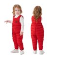 thumbnail image 1 of RXIRUCGD Barboteuse pour Bébé Garçon et Fille Plus Salopette en Molleton ( Rouge, Taille : 4 Ans ), 1 of 3