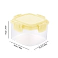 thumbnail image 2 of Food StoragePremium Mini Square Seasoning Bottles with Leakproof Lids – Transparent 4Pcs for Kitchen Organization and Picnics, 2 of 6