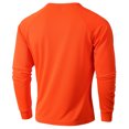 thumbnail image 3 of T-Shirts pour Homme Ajusté Col Rond Maille Individuelle Décontracté Base Manches Longues Orange Classique Automne T-Shirts Hommes Taille g, 3 of 8