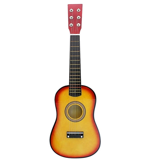 CUITING 1Pc 23 Inch Folk Acoustic Guitar Music Instrument Small Guitar for Beginner