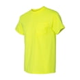 thumbnail image 1 of Gildan - DryBlend Pocket T-Shirt - 8300 - Safety Green - Size: M, 1 of 1