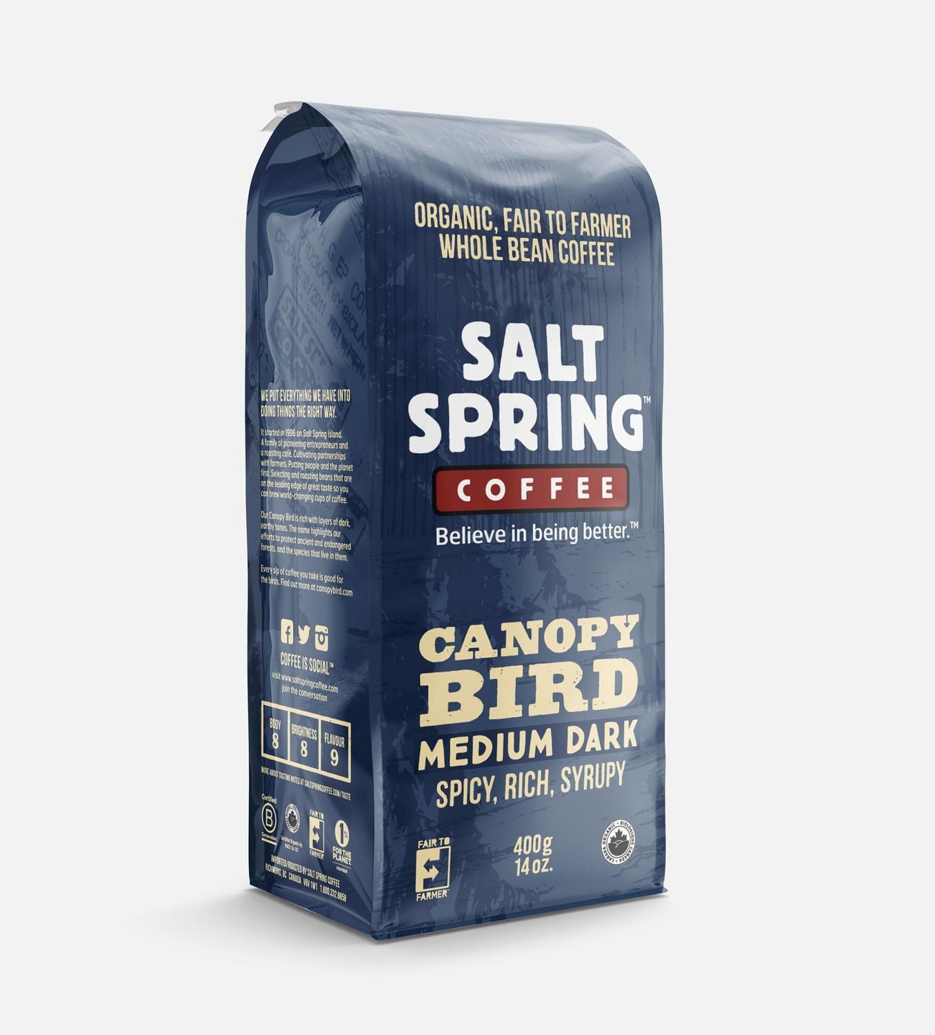 Café Salt Spring Organic Medium Dark Roast