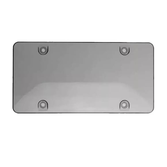 1 Pcs License Plate Cover Frame, License Plate Holder, Black Plastic Car Tag Holder, Fits