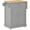 Grey, variant on HOMCOM Foldable Kitchen Island with Storage Drawer, Rolling Utility Cart