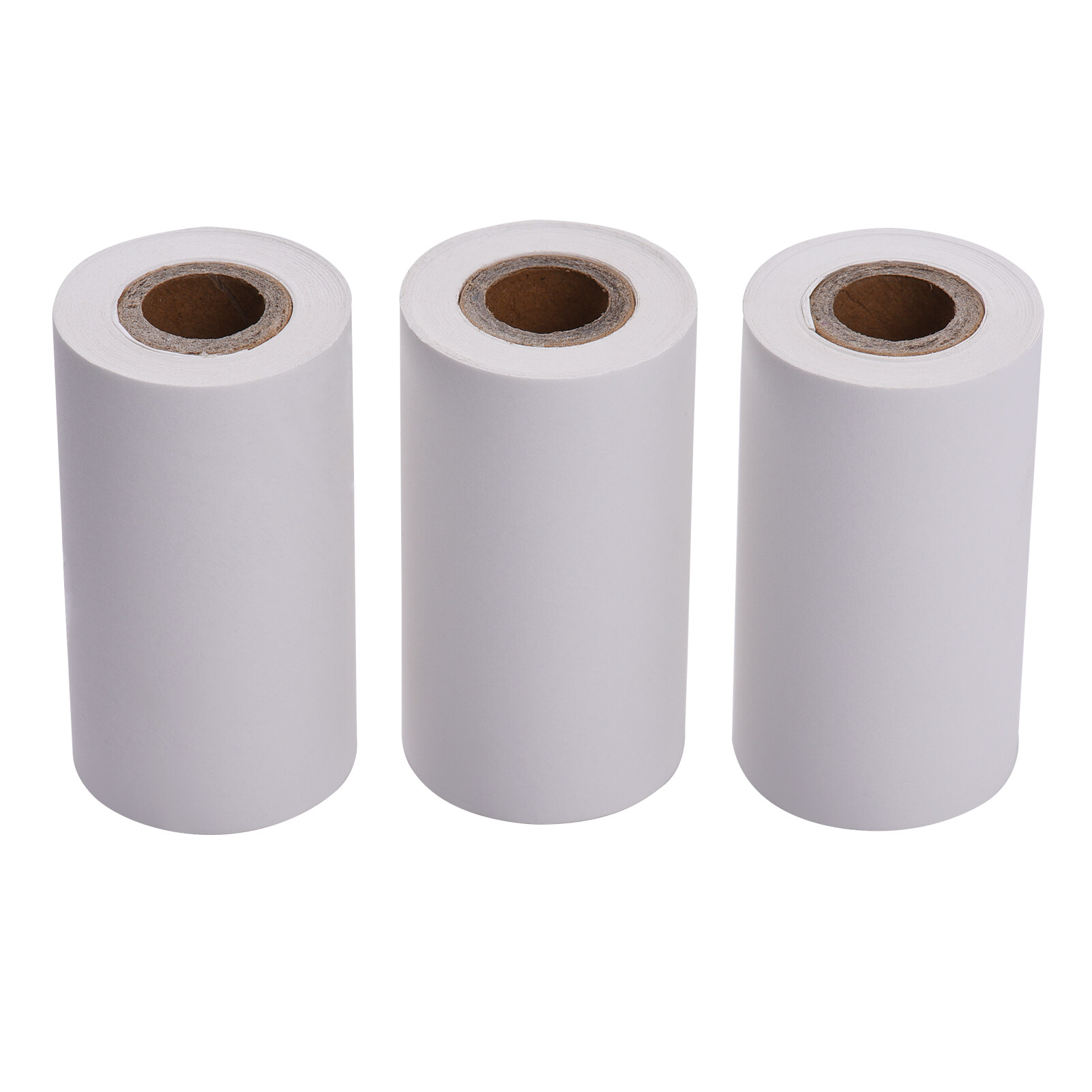 Yeacher 3 Rolls 57x30mm Self-Adhesive Thermal Paper Roll White Sticky Paper BPA-Free Long-Lasting 5-years for PAPERANG P1(S)/P2(S) Pocket Thermal Printer