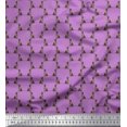thumbnail image 1 of Soimoi Poly Georgette Fabric Cane Corso Dog Printed Fabric 1 Yard 52 Inch Wide, 1 of 5