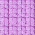 thumbnail image 1 of Ahgly Tapis d'Intérieur Lavable en Machine Carré Transitionnel Fleur Rose, 8 Pieds Carré, 1 of 7
