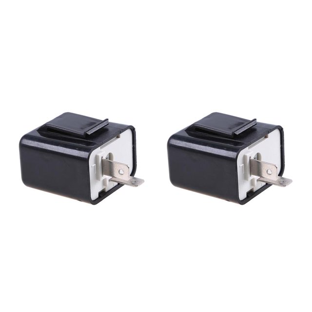 stanreset Clignotants à DEL pour Moto, Indicateur de Signal Clignotant Réglable, Signaux de Moto, Clignotant de Remplacement, Pièces Clignotantes, Noir, 1 Pcs, 2 Ensembles