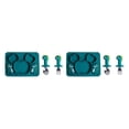 thumbnail image 2 of serony Easy To Clean Baby Silicone Tableware Set Nurture Healthy Eating Habits Effortlessly Feeding Easily dark green 2 2Set, 2 of 6