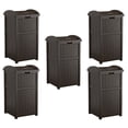 thumbnail image 1 of Suncast Cache-Poubelle Extérieur pour Patio 33 Gal Poubelle Déchets Bac à Ordures, (Lot de 5), 1 of 12