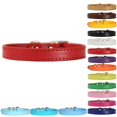 thumbnail image 2 of Faux Leather Collar Metal Buckle Pet Collar Adjustable Pet Collar for Small Dogs, 2 of 10