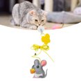 thumbnail image 4 of Jouet Teaser pour Chat Rétractable, Jouet Teaser pour Chat d'Intérieur Jouet Teaser pour Chaton Fonctionnement Fluide, 4 of 10