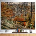 thumbnail image 2 of Design Art - Train in Forest Oil Painting, 2 of 5