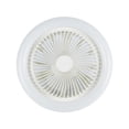 thumbnail image 1 of TISHITA Ceiling Fan with Light Adjustable LED Lights E27 Light Holder Ceiling Fan Lights White 30W, 1 of 8