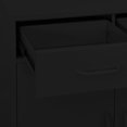 thumbnail image 5 of vidaXL Storage Cabinet Black 80x35x101.5 cm Steel, 5 of 5