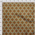 thumbnail image 4 of oneOone Rayon Orange Fabric African Craft Projects Decor Fabric Printed by The Yard 56 Inch Wide, 4 of 4