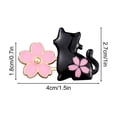 thumbnail image 4 of JilgTeok 5 Packs 4pcs Pant Waist Tightener Buttons Pins Sakura Rabbit/Cat Waist Buckles Adjustable Waist Buckle Extender Pants Clips No Sewing for Loose Jeans Skirts Clearance, 4 of 4