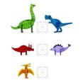 thumbnail image 4 of MAGNA-TILES Dinos 5-Piece Magnetic Construction Set, The ORIGINAL Magnetic Building Brand, 4 of 6