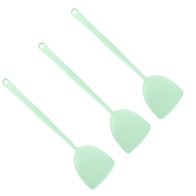 XZNGL Plastic Fly Swatter With Extended Handle Net Surface Household Fly Swatter