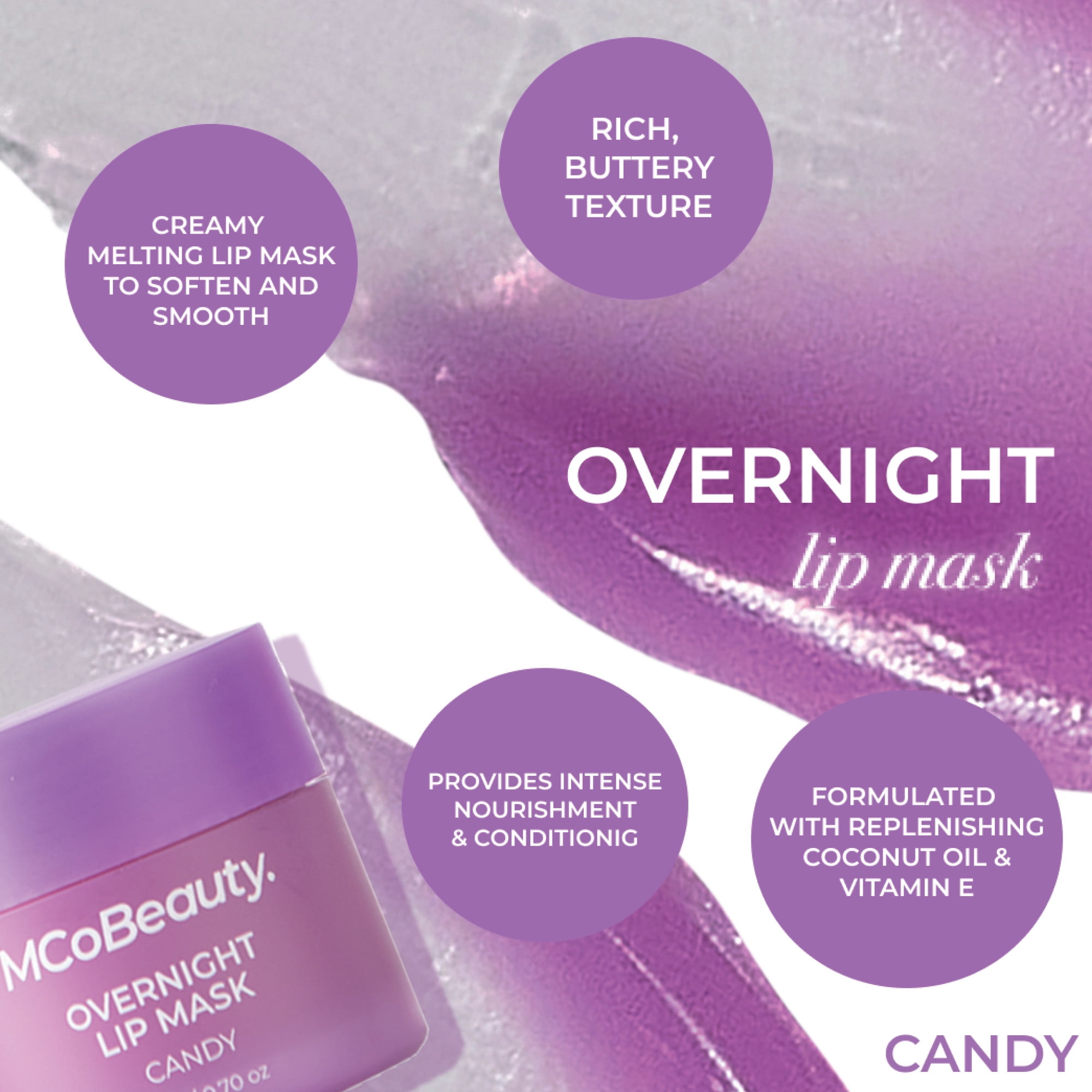 MCoBeauty - Masque de Nuit pour les Lèvres