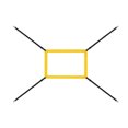 thumbnail image 2 of LJNYFDC Durable Baseball Mesh Baseball Strike Zone Target Net with Hooks Portable Softball Baseball Pitching Accuracy Training Mesh Adjustable Hitting Batting, 2 of 7