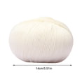 thumbnail image 3 of Vaidha Wool Hand-woven Medium Coarse Scarf Hat Overcoat Wool Merinoss Wool Wool Cashmeres Yarn, 3 of 5
