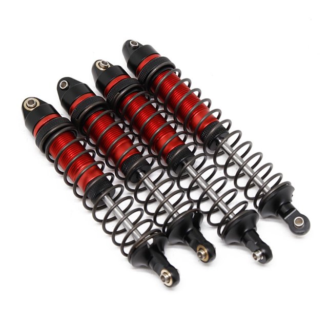 yingyy Car Damper Shock Absorber Waterproof Truck Crawler Upgraded Parts Professional Practical Front/Rear Assembled Dampers Red Red