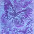 thumbnail image 2 of Hanes Tee-Shirt à Manches Courtes Col en V pour Femmes, G, Impression Grand Papillon/violet Salé, 2 of 3