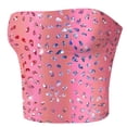 thumbnail image 4 of Tube Tops, Womens Printed Strapless Yoga Exercise Chest Wrap Pullover, 4 of 4