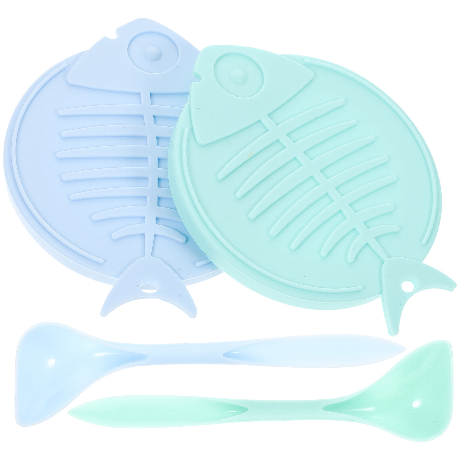 Ensemble de Couvercles de Boîtes en Silicone Résistants à l'Usure pour Nourriture pour Animaux de Compagnie