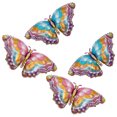 thumbnail image 2 of Shisuyan Film Aluminium Décoratif 4 Pcs 33.5x15.7 Po Ballon en Forme de Papillon, 2 of 8
