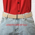 thumbnail image 2 of Women Invisible Belt Elastic Stretch Waist Belt with Flat Buckle, 2 of 3