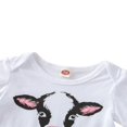 thumbnail image 4 of MesaSe Letter Cow Pattern Short Sleeve Romper  Shorts  Headband, 4 of 6