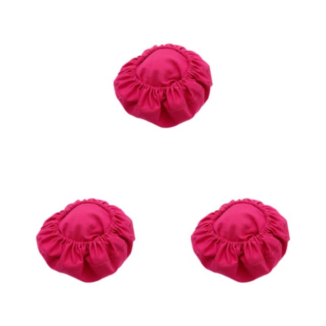 Baohd Housse de Chaise Protection Supplémentaire Résistante à l'Usure et Finition Soignée pour Tissu Haute Élasticité Longue Durée Sans Décoloration Rouge Rose 3 Pcs