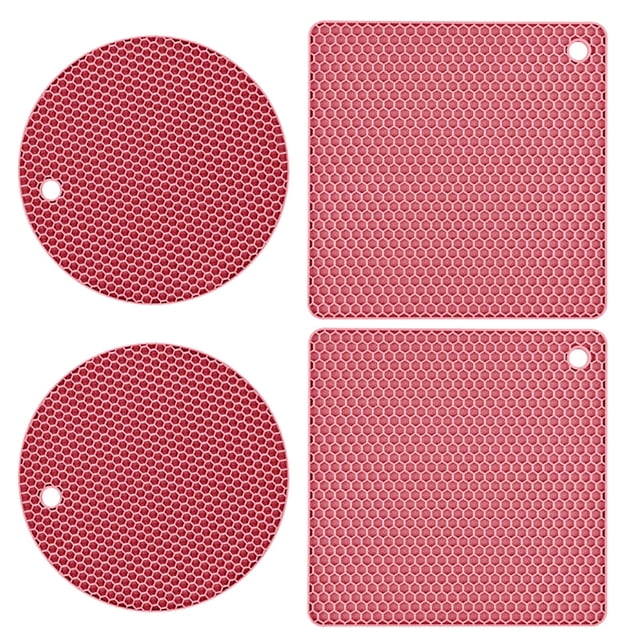 Summer Savings Kcavykas Kitchen Goodies,Mat Set Silicone Heat insulation Table Mat Kitchen Pot Scalding Mat Kitchen Mat Casserole Mat Oven Heat insulation Mat