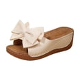 thumbnail image 1 of DAFEI Sandales pour Femmes Sandales de Plage Confortables Sandales de Plage pour Dames Chaussures Compensées d'Été Pantoufles pour Femmes Sandales Bohèmes Chaussures Mode, 1 of 8