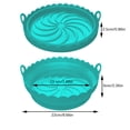 thumbnail image 4 of TIMIFIS Air Silicone Doublure en pour Friteuse à Chaud, Ensemble de Pots en Silicone pour Friteuse à Air Chaud pour Friteuse à Air Double Ninja, Plateau de Cuisson en Silicone Réutilisable pour Friteuse à Air, Panier pour Friteuse à Air pour Friteuse à Air Instantanée, 4 of 4