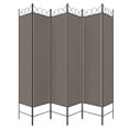 thumbnail image 2 of vidaXL 6-Panel Room Divider Anthracite 240x200 cm Fabric, 2 of 5
