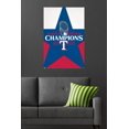 thumbnail image 4 of MLB Texas Rangers - 2023 World Series Team Logo Wall Poster, 22.375" x 34", 4 of 4