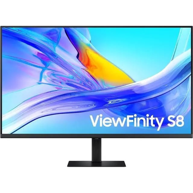 Samsung ViewFinity S80UD Moniteur LCD 4K HDR de 37 Pouces avec Fonctionnalité KVM, Temps de Réponse de 5 Ms, Prise en Charge HDR 10, Connectivité USB Type-C et support à Hauteur Ajustable. le Moniteur Présente un design Épuré avec un Écran vibrant Mettant en Valeur des Couleurs Dynamiques et un Format d'Image 16:9, Idéal pour un Usage Professionnel et Créatif.