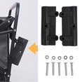 thumbnail image 2 of Cart Handle Repair Camping Wagon Cart 1.5cm Diameter Square Tube Approx. 12.5*4.5cm Size Front And Rear Foldable, 2 of 12